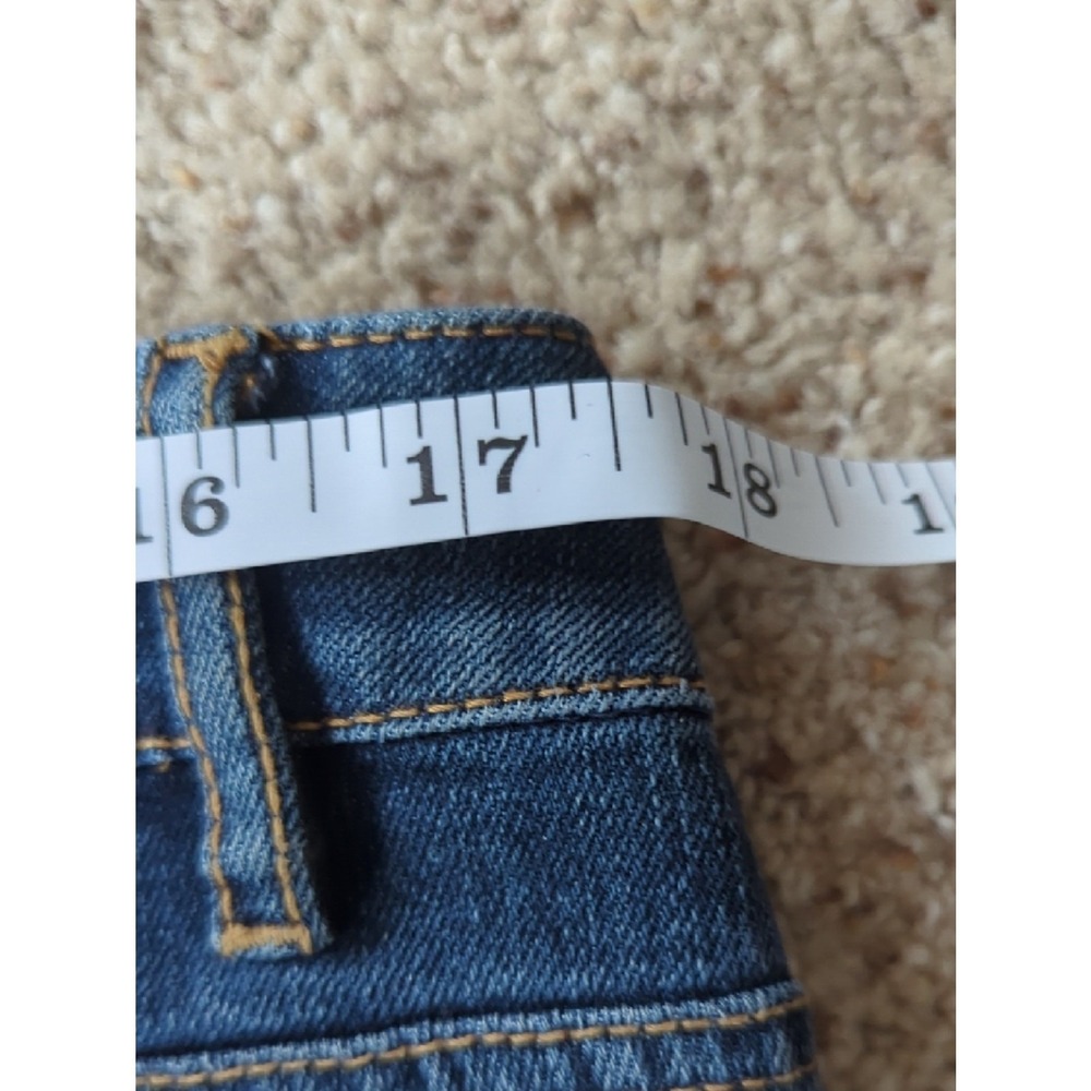 J Jill Authentic Fit Slim Ankle Jeans Women's Size 12 P Cute Rolled Up - Picture 6 of 7